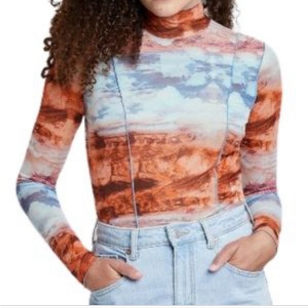 Wild Fable Mesh Top